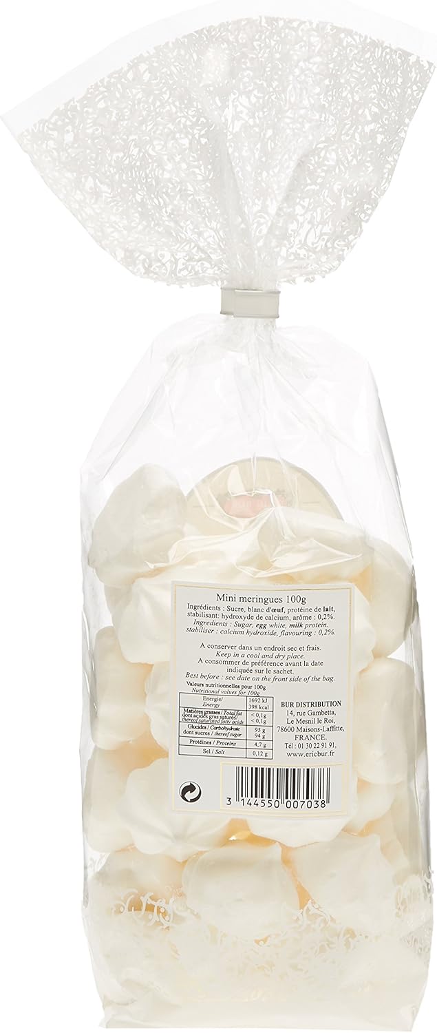 ERIC BUR Mini Meringues Nature 100 g