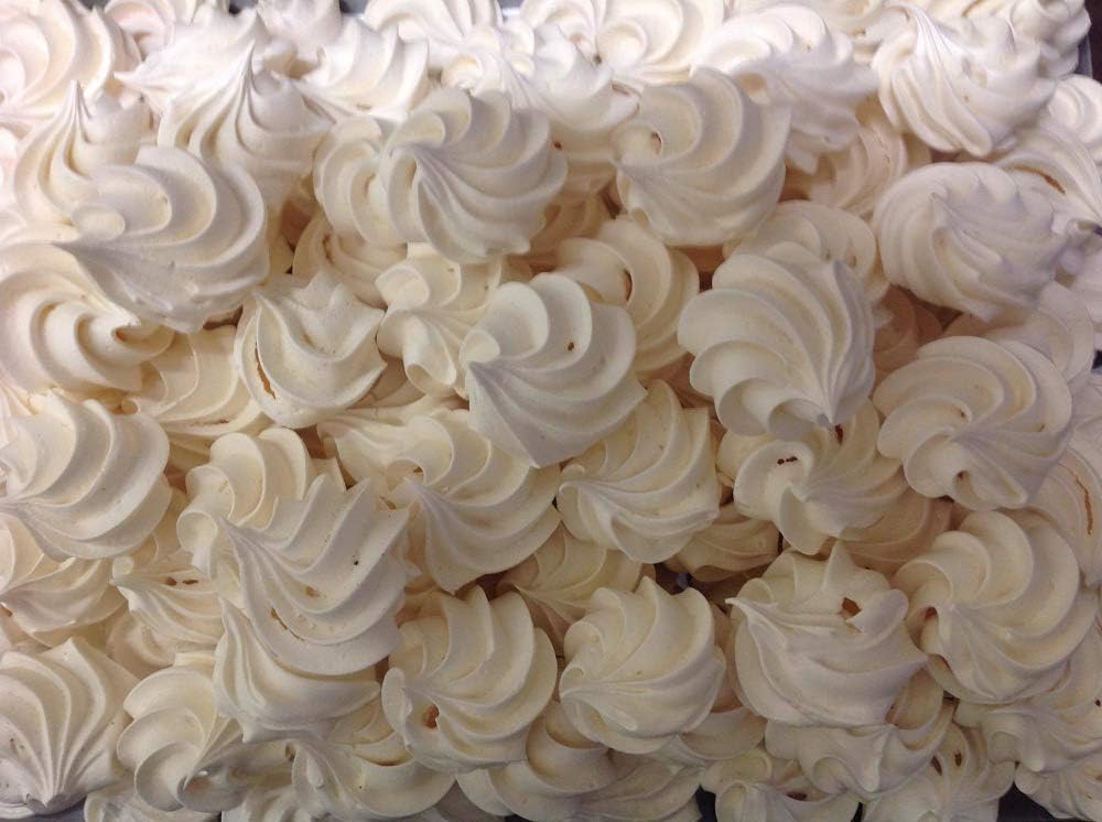 1 KG DE MERINGUE NATURE - Fabrication artisanale nature 1 kg (Lot de 1)