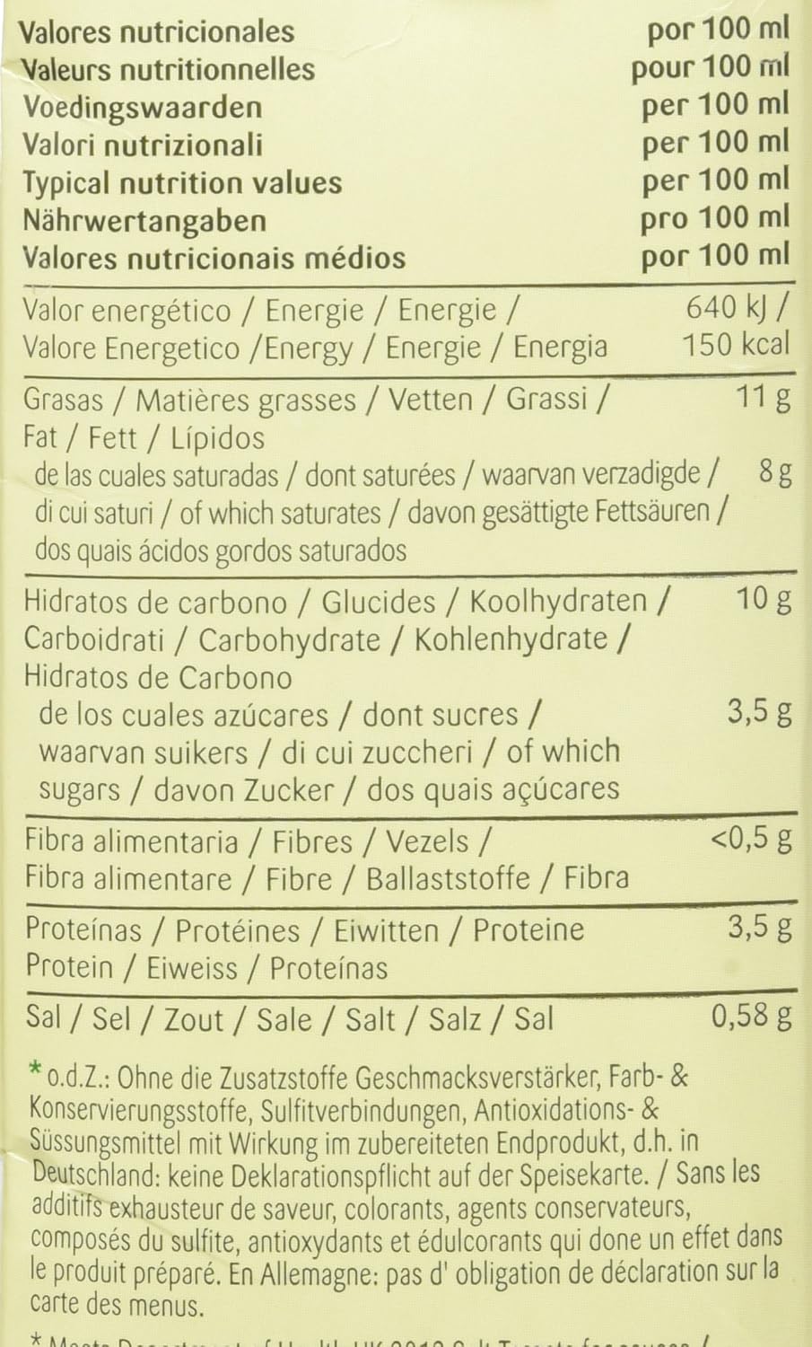 Garde d'or Sauce Béchamel 1l - Lot de 3