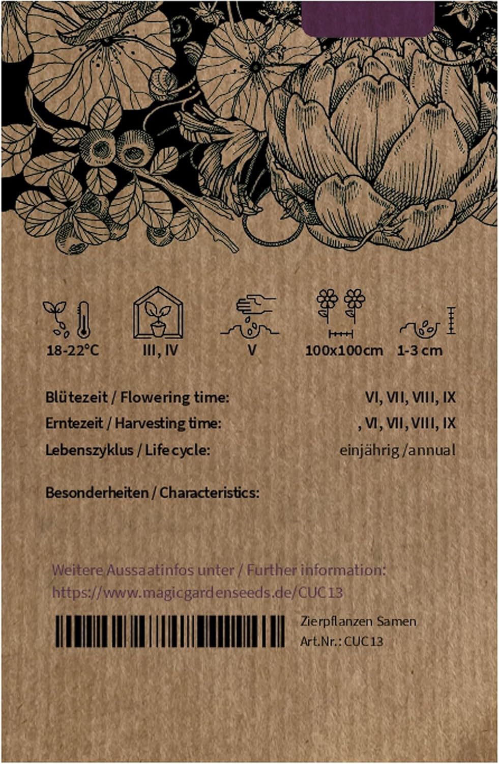 Courgettes 'Goldena' (Cucurbita pepo) env - 10 semences