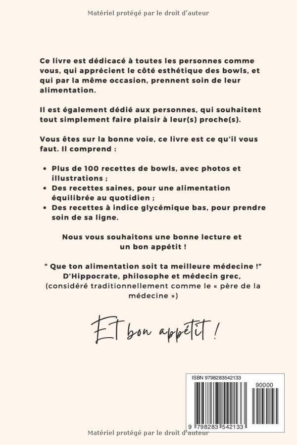 Le guide ultime des bowls healthy: plus de 100 recettes équilibrées et à IG bas