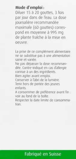 A - VOGEL – Complément alimentaire – Action Mémoire & Circulation – Soutient la circulation sanguine et Lutte contre les jambes lourdes, enflées & douloureuses – Plantes Fraîches - Marron d’Inde –50 ml Rouge 50 ml (Lot de 1)