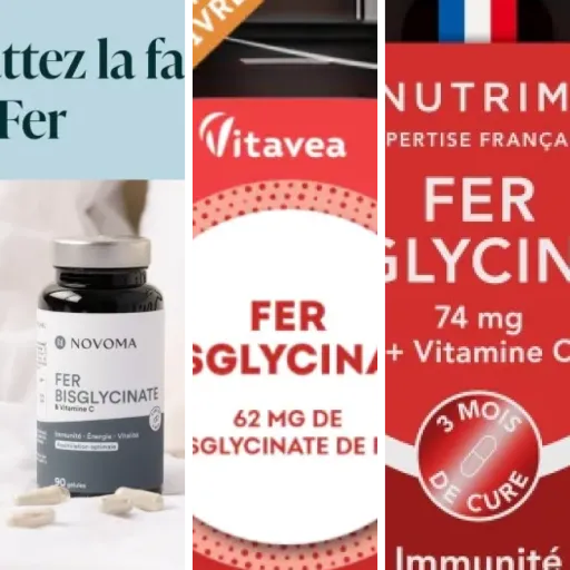 Comparatif des 4 meilleurs fer bisglycinate (2026)