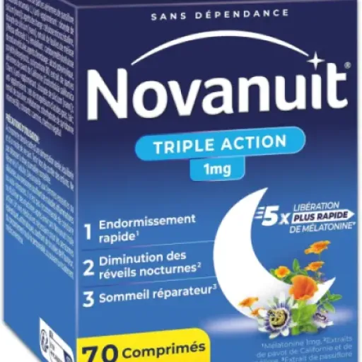 Test NOVANUIT TRIPLE ACTION : la mélatonine « clé en main » pour mieux dormir, mais pas magique
