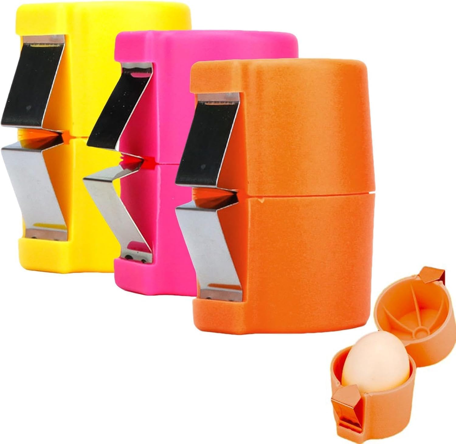 Outil De Casse-œufs,3 Pièces Ouvre-coquilles D'œufs,Outil De Craquage De Coquille D'œuf,Séparateur De Coquilles D'œufs Portatif,Outils De Cuisson De Cuisine