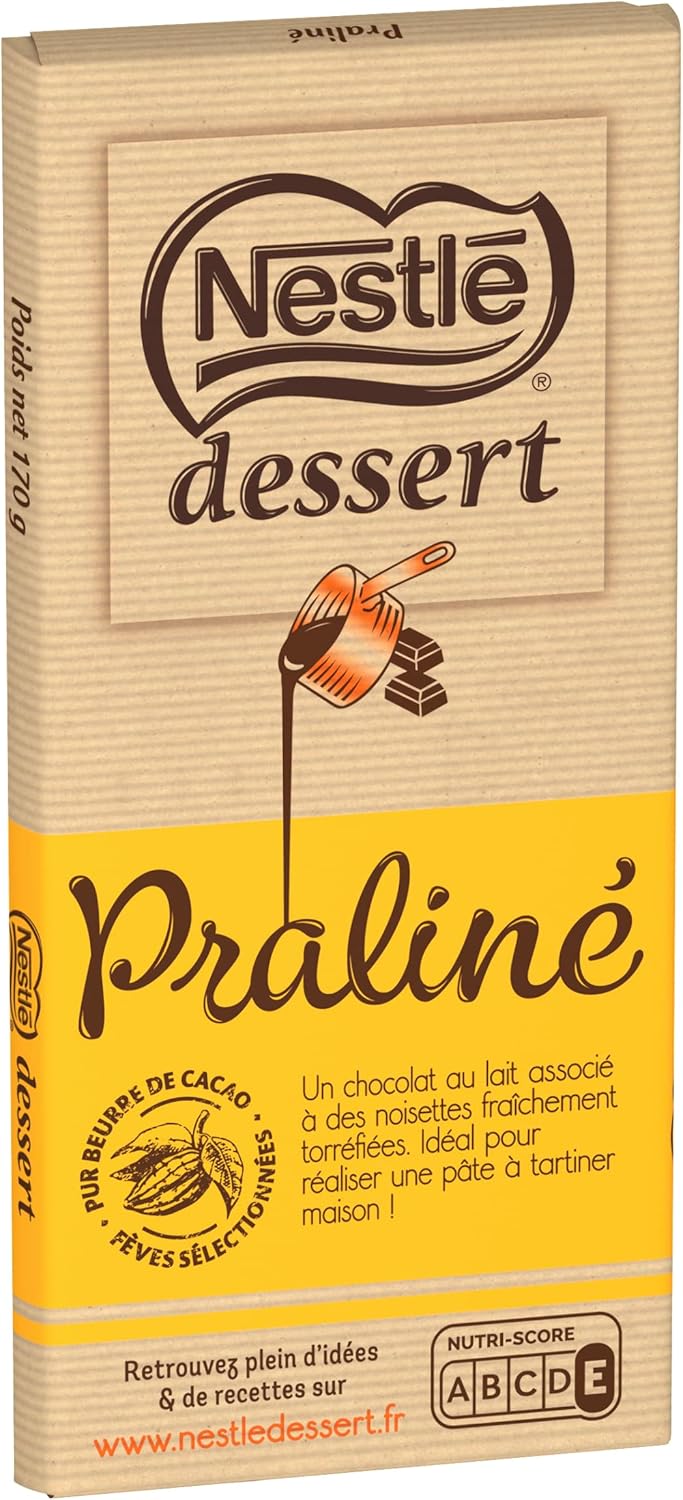 Chocolat Au Lait Praliné - Tablette de 170g