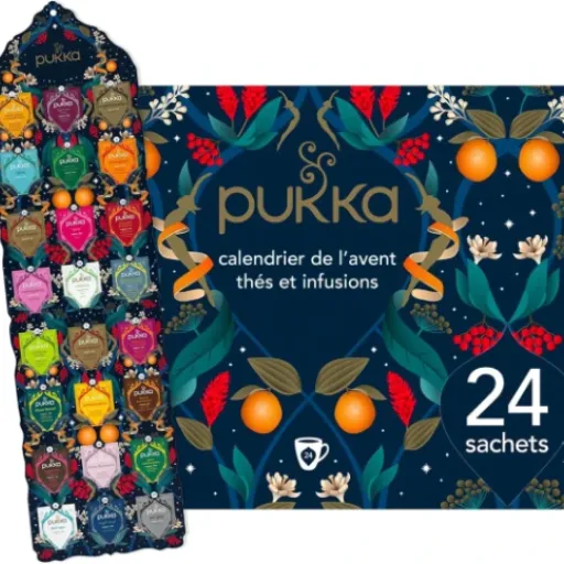 Test Pukka Calendrier de l'Avent Thé Vert et Infusions : une pause chaude par jour au lieu de chocolat