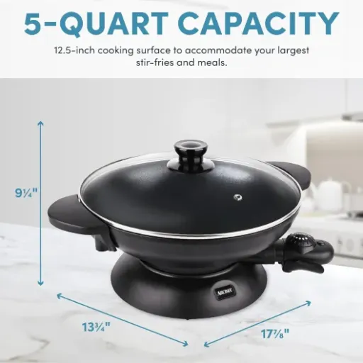 Test Aroma Housewares AEW-306 : le wok électrique simple qui fait le job sans prise de tête
