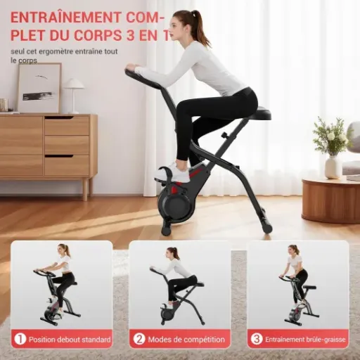 Test CURSOR CBX10 : le vélo d’appartement pliable qui fait le job sans prendre tout le salon