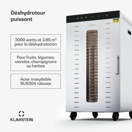 Test Klarstein MasterJerky 350 : le gros déshydrateur qui remplit vraiment les plateaux