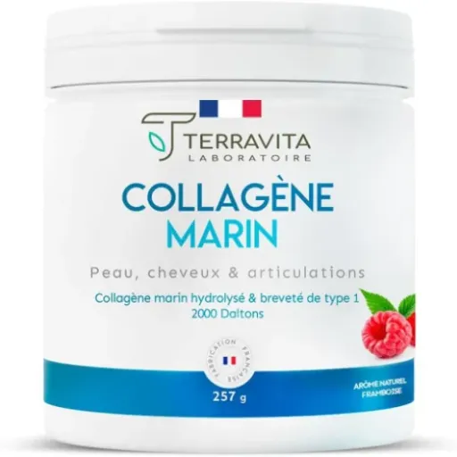 Test Terravita Collagène Marin en Poudre : un collagène framboise simple qui fait le job (sans miracle)