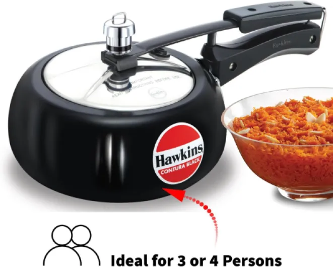 Hawkins Contura Autocuiseur en Aluminium anodisé Dur, 2.0 Litre 2 L