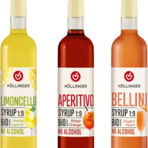 Test HÖLLINGER Sirops Viva Italia Cocktail Bio : trois faux cocktails pour l’apéro sans alcool