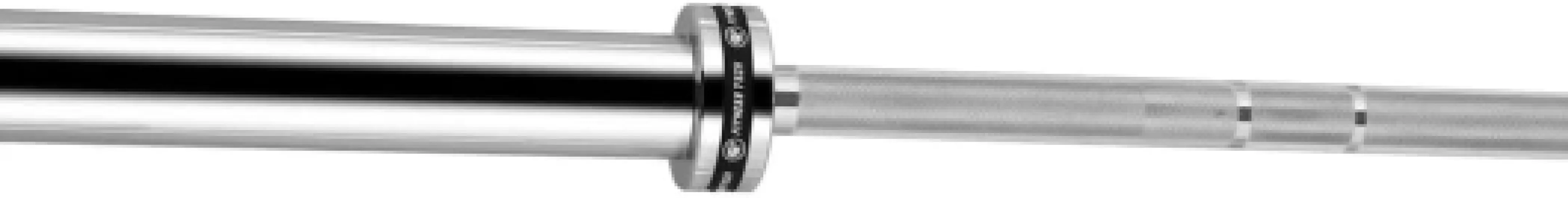 Barre de musculation olympique sans roulements, chromée, convient pour disques de 50 mm de diamètre, poids maximum admis 230 kg, 220 cm x 50 mm, 20 kg