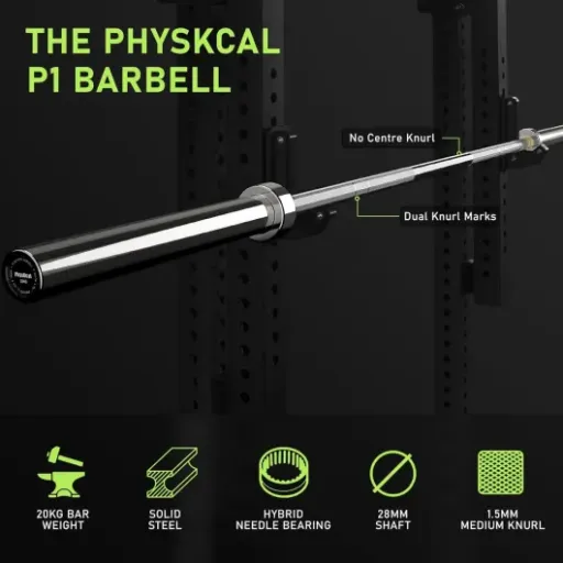 Test PhysKcal Haltère Olympique 20 kg : la barre polyvalente qui fait le job pour un home gym