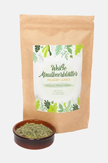IGART Mûre Blanche 200g - Mûre Blanche Thé - Thé de Feuille de Mûre Blanche - Mûre Blanche Herbal - Tisane - Séchée - Coupée - Naturelle - Herbe - Supplément de Diabète - Morus Alba