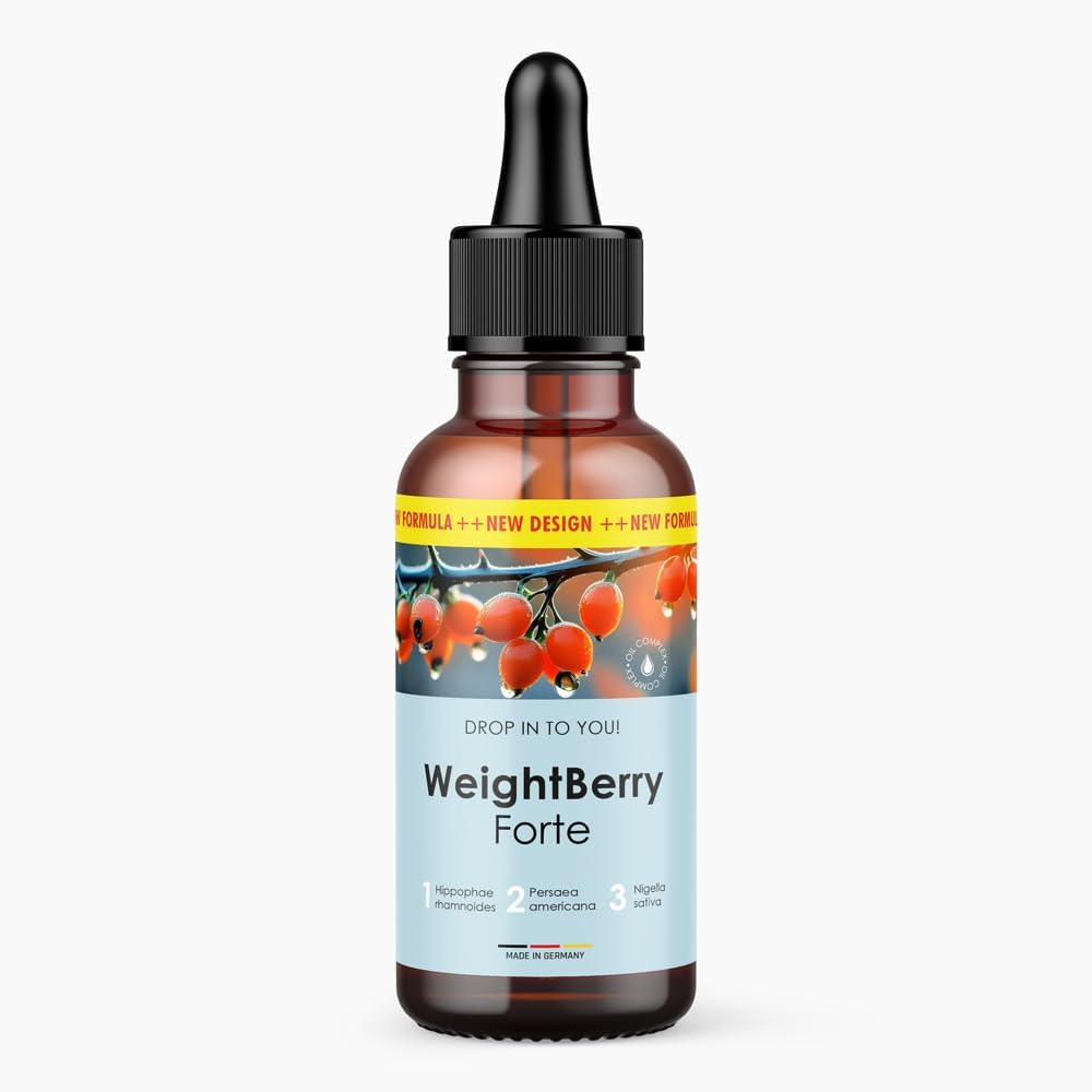 Weightberry Forte gouttes - avec des ingrédients naturels - pour les hommes & les femmes - contenu 30 ml 1x