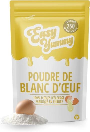 Blanc d'œuf en poudre pour la pâtisserie (1 kg), 100% d'œufs en poudre