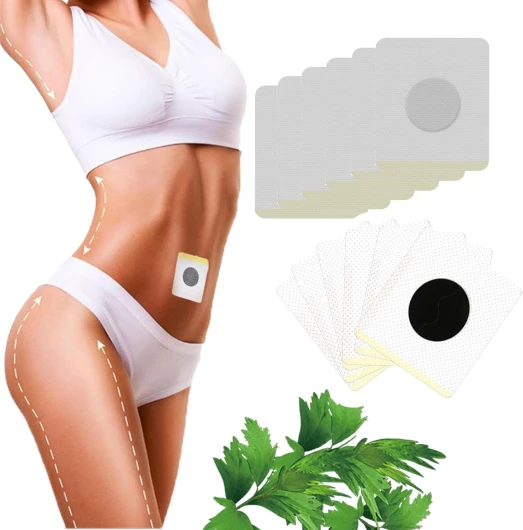 Lot de 50 patchs minceur pour perte de poids, perte de poids, perte de graisse, taille mince, anti-cellulite, combustion des graisses rapide et douce