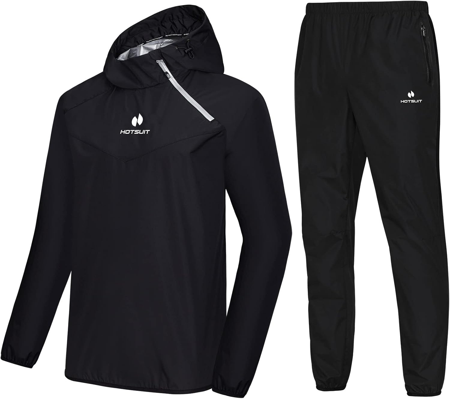 Combinaison de Sudation vêtement de sudation Homme 3XL Noir