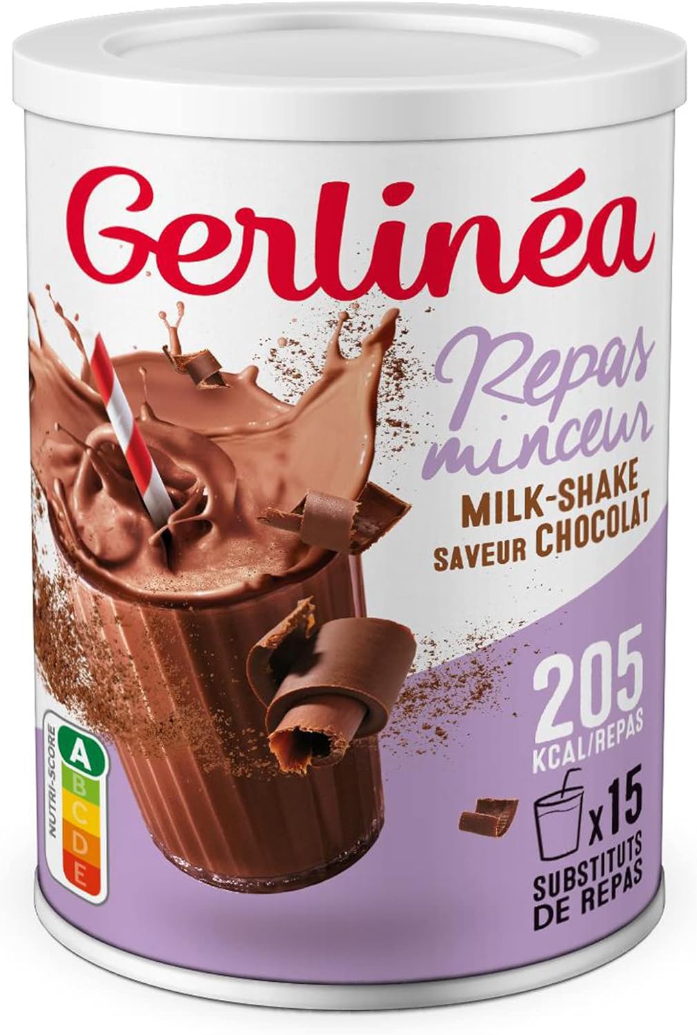 Boisson Milkshake goût Chocolat - Substituts de repas riche en protéines - Poudre à reconstituer - contient 15 repas - 220385