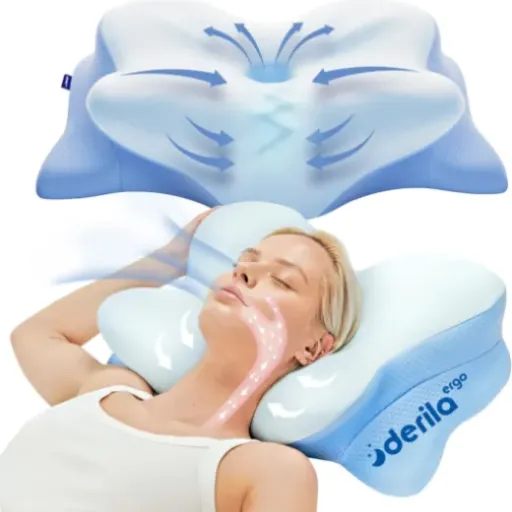 Test Derila Ergo Oreiller Cervical : un bon soutien, mais pas la baguette magique pour tous les problèmes de sommeil