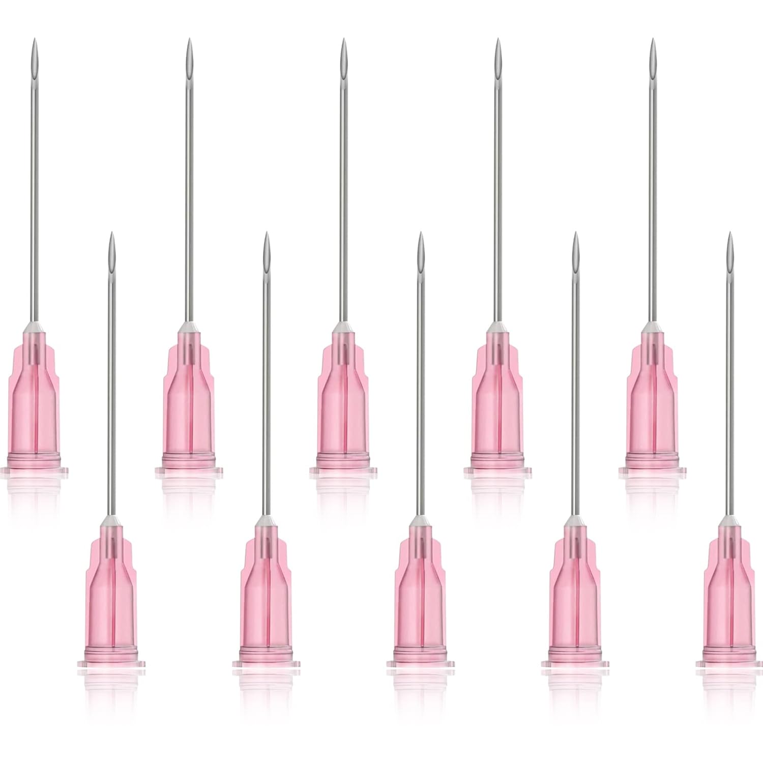 Lot de 60 aiguilles de distribution 18 Ga, 3,8 cm, emballage individuel, aiguilles applicatrices pour le remplissage de liquide et industriel, accessoires d'aiguille