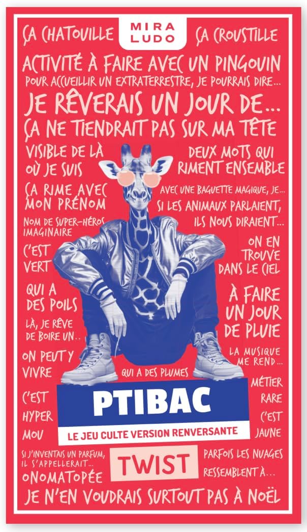 PTIBAC Twist – Jeu de société – le vrai petit bac en version renversante et hilarante
