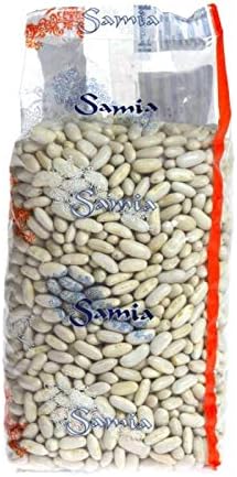 Samia Lingots Blancs 1 kg - Haricots blancs géants de qualité supérieure, saveurs d'Orient exotiques - Un must pour vos plats exotiques, provenant de la marque renommée - Le Lot De 3