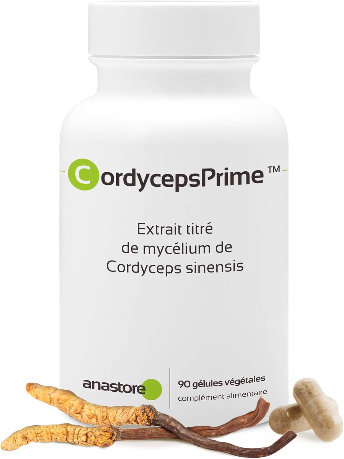 CORDYCEPSPRIME * PACK 3+1 GRATUIT * 500 mg / 360 gélules *Extrait titré : Adénosine 0,28% - D-mannitol (Acide cordycepique) 8% * Anti-inflammatoire, Energie, Immunitaire 90 unité (Lot de 4)