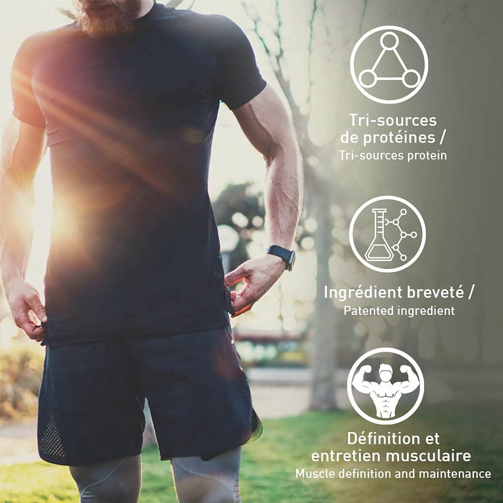 PROTEINES VEGAN TRI-SOURCE - Protéines Végétales Vegan Savoureuses Pour le Développement Musculaire - Riz Spiruline Pois - Assimilable Rapidement - 1,5kg - Saveur Triple Berry - Eric Favre