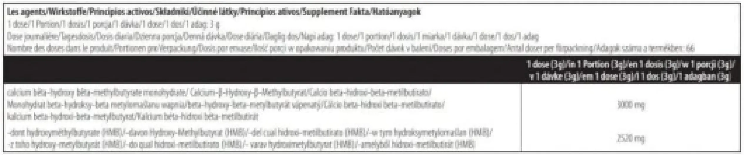 Biotech Usa Ca - Hmb 3000 (270g) HMB Formule de HMB