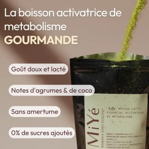 Test MiYé Boisson Boost Métabolisme : un matcha « fonctionnel » pour l’énergie et les fringales, mais pas donné