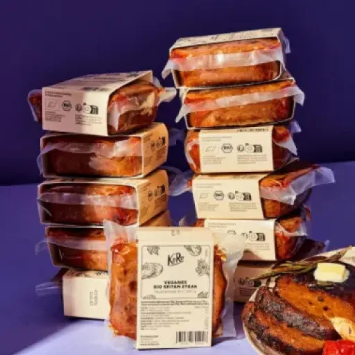 Test KoRo Steak de seitan bio méditerranéen : le gros stock pour vegans pressés