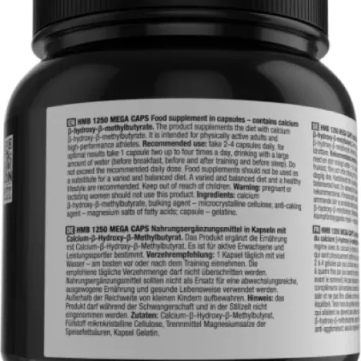 Test HMB Mega Caps 1250mg Olimp : des grosses gélules costaudes pour limiter la casse musculaire