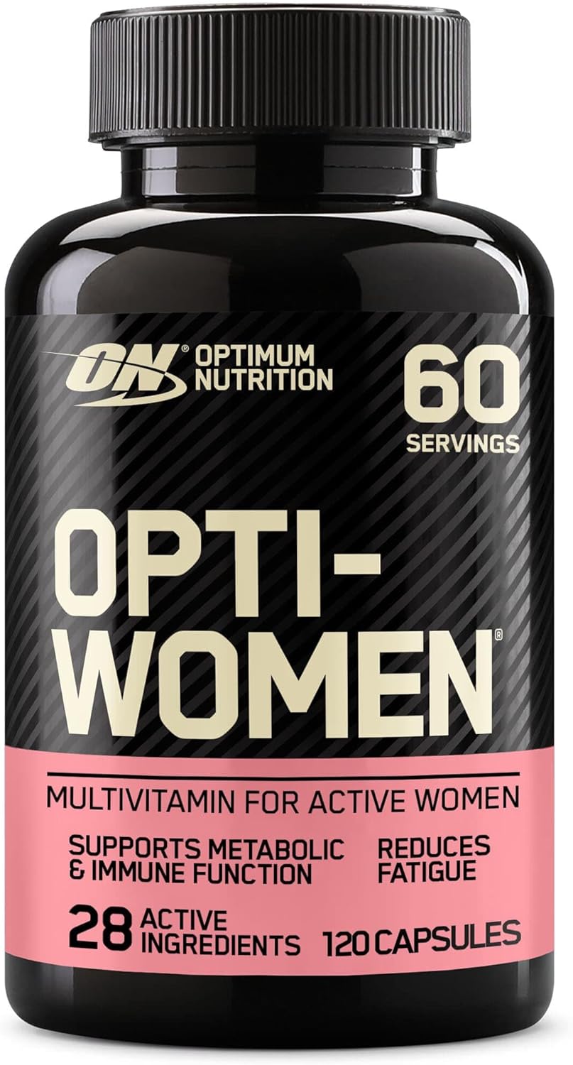 Opti-Women, Complément Alimentaire Multivitaminé, Gélules avec Vitamines et Minéraux Essentiels pour les Femmes, Non Aromatisé, 60 Portions, 120 Gélules 120 unité (Lot de 1)