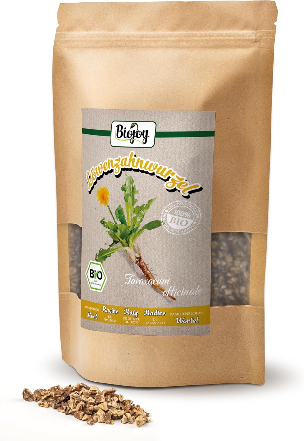 Racine de Pissenlit BIO (500 g), séchées et coupées (Taraxacum officinale)