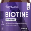Test Biotine 12000mcg WeightWorld : un an de comprimés pour cheveux et ongles, ça vaut le coup ?