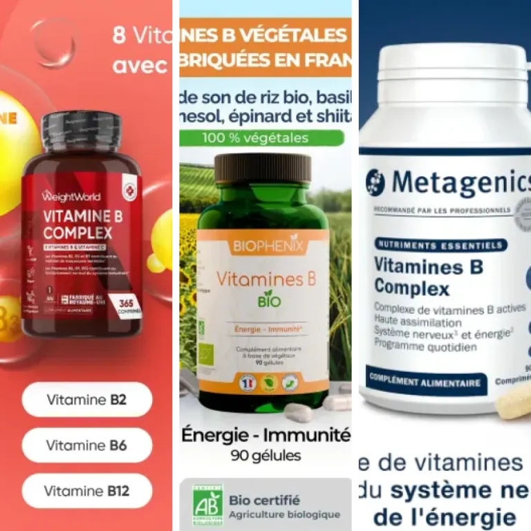 Top 4 des meilleurs vitamines B (2026)