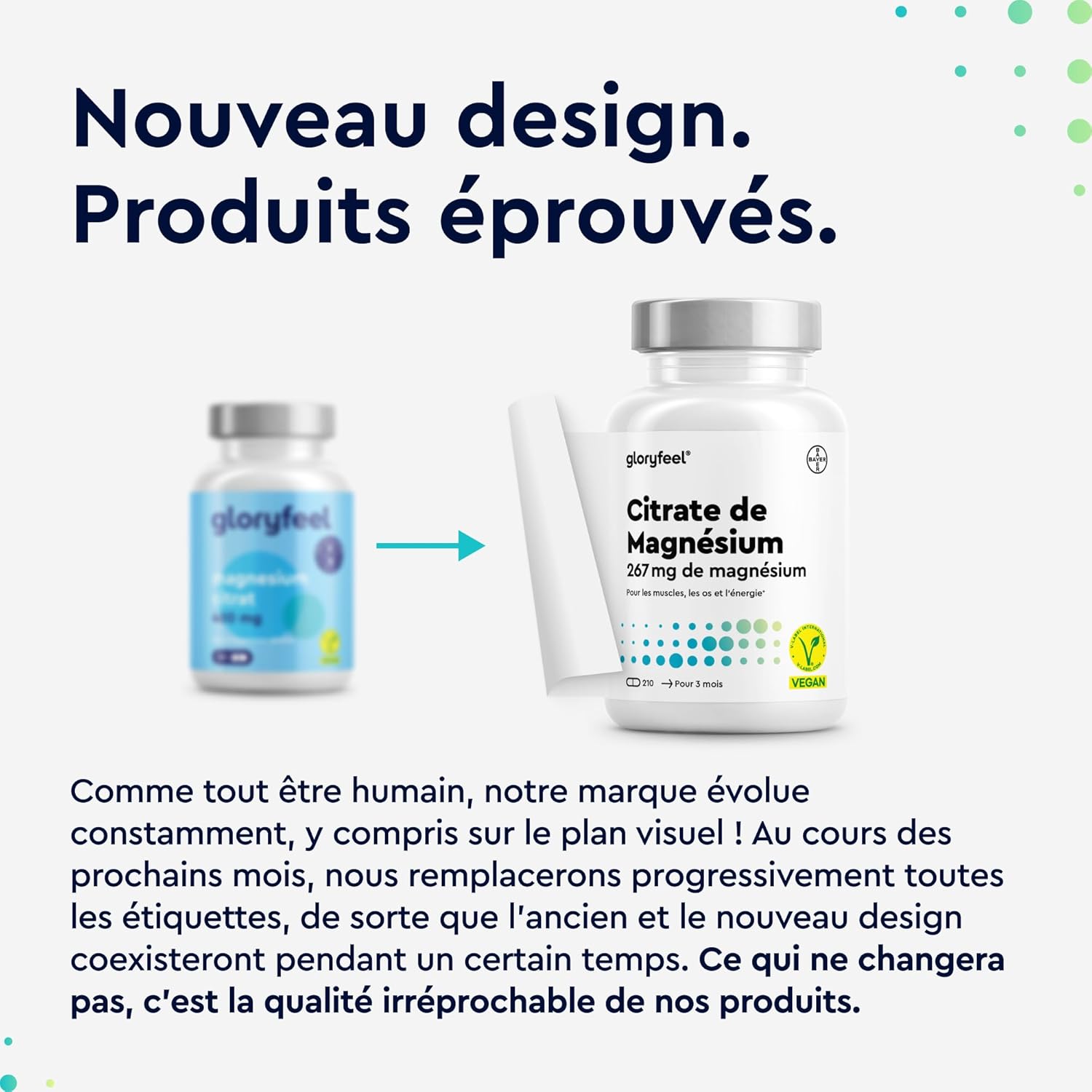 Citrate de Magnésium 2500 mg, Magnésium Élémentaire Fortement Dosé, 210 Capsules, Soutient les Muscles, Os et Dents, Combat la Fatigue*, Hautement Biodisponible, Complément Alimentaire pour Spotifs