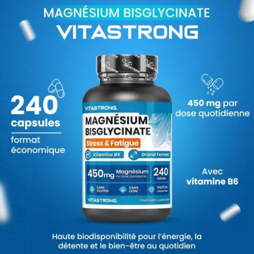Test Magnésium Bisglycinate Vitastrong : un magnésium qui fait le job sans vous ruiner