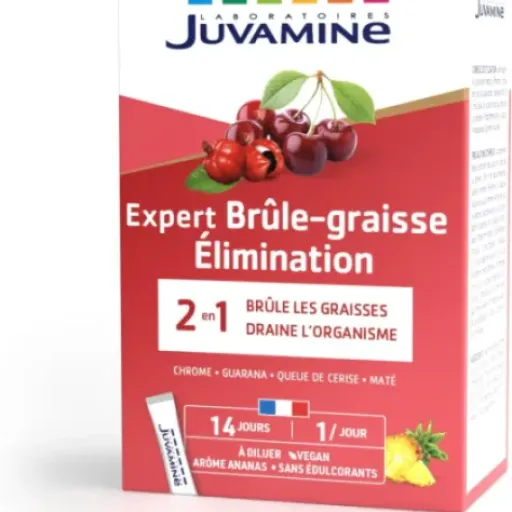 Test JUVAMINE Brûle-Graisse Elimination : une boisson ananas pour boire plus, pas pour fondre comme par magie