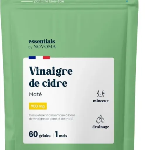 Test Novoma Vinaigre de Cidre avec Maté : le coupe-faim en gélules qui fait (un peu) le job