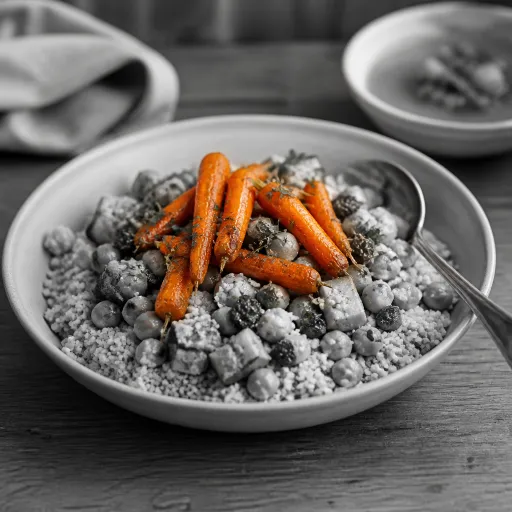 Couscous à la marocaine et ses petits légumes ( fleury michon )