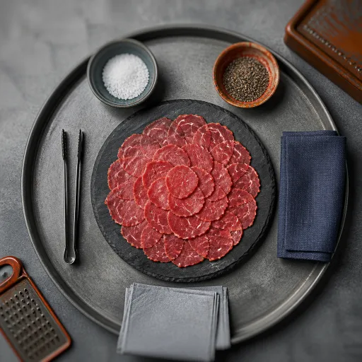 Carpaccio pur boeuf sans la sauce (bigard)