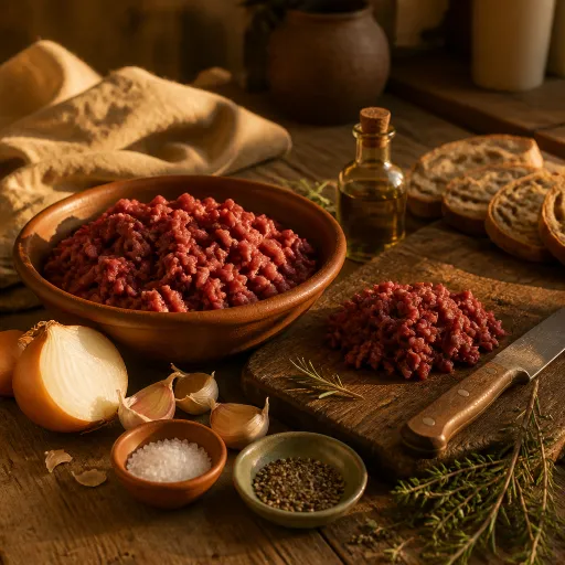 Viande chevaline hachée