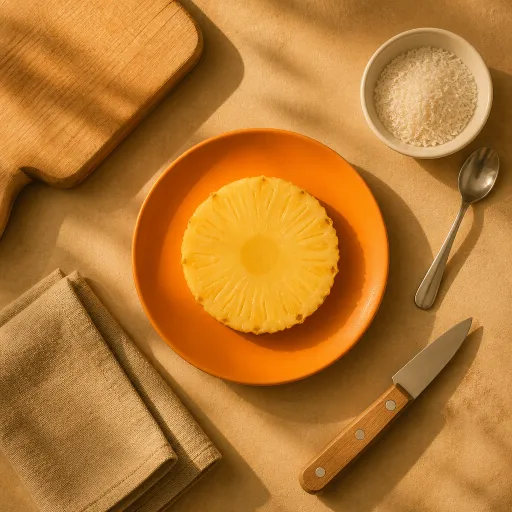 Ananas cru (1 tranche)