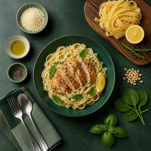 Tagliatelles au poulet