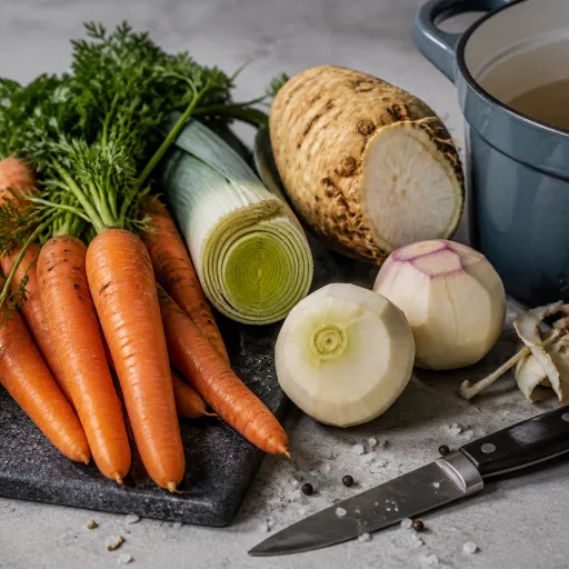 Légumes por pot-au-feu u