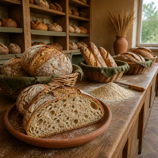 Pain de campagne boulangerie